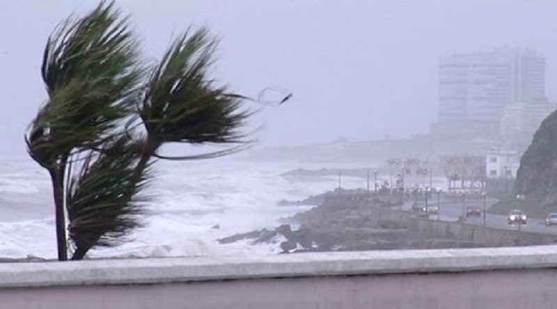 vientos fuertes Mar del Plata