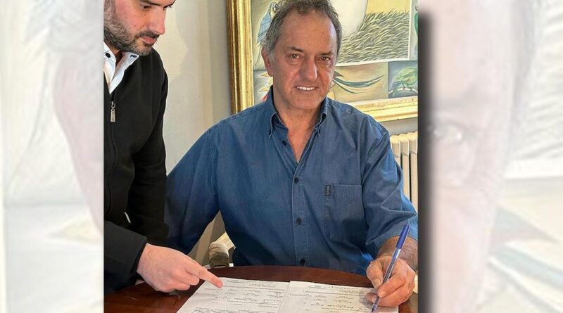 scioli firmo