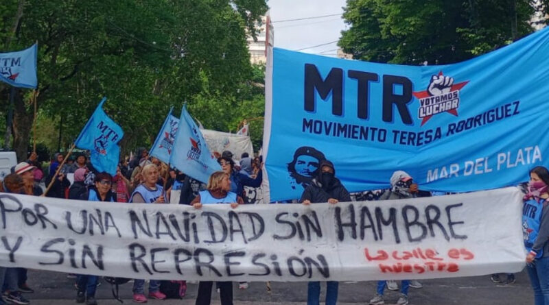 POR UNA NAVIDAD SIN HAMBRE MANIFESTACIÓN