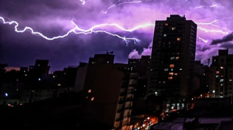 tormenta en mar del plata