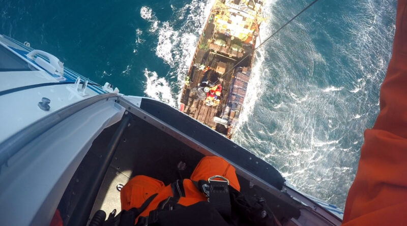 aeroevacuacion en el mar - prefectura