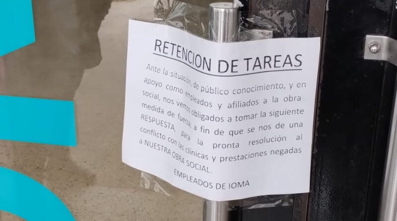 retención de tareas IOMA