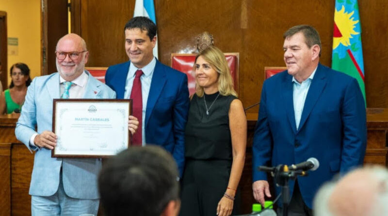 Martin Cabrales vecino destacado