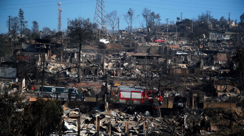 incendios en chile Foto: AFP