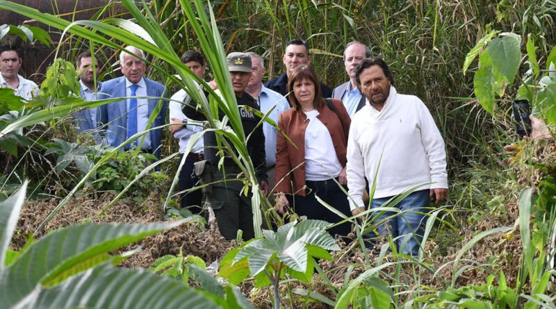 Bullrich y Sáenz en frontera Salta - Bolivia