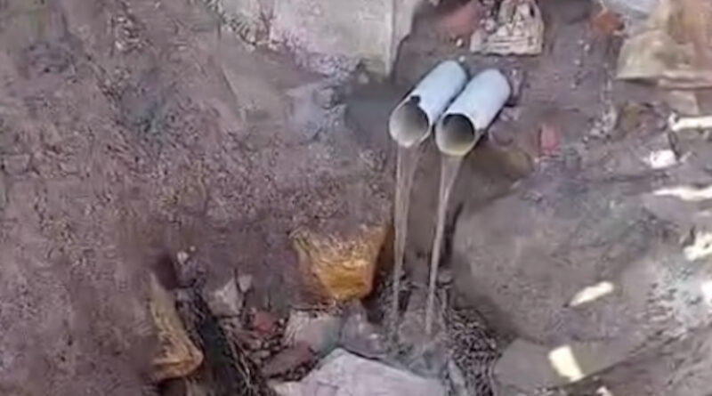 vuelco de aguas residuales de balnearios privados