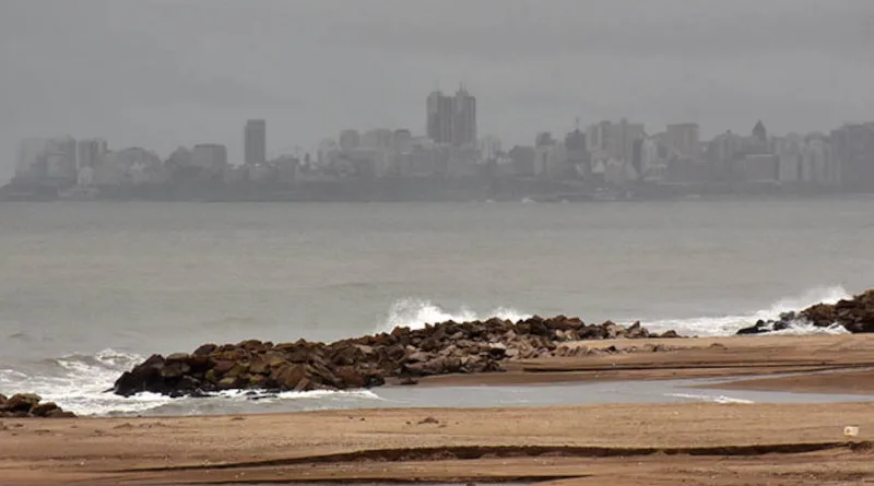 Mar del Plata nublada
