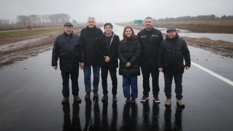 Axel Kicillof Obra Ruta 11
