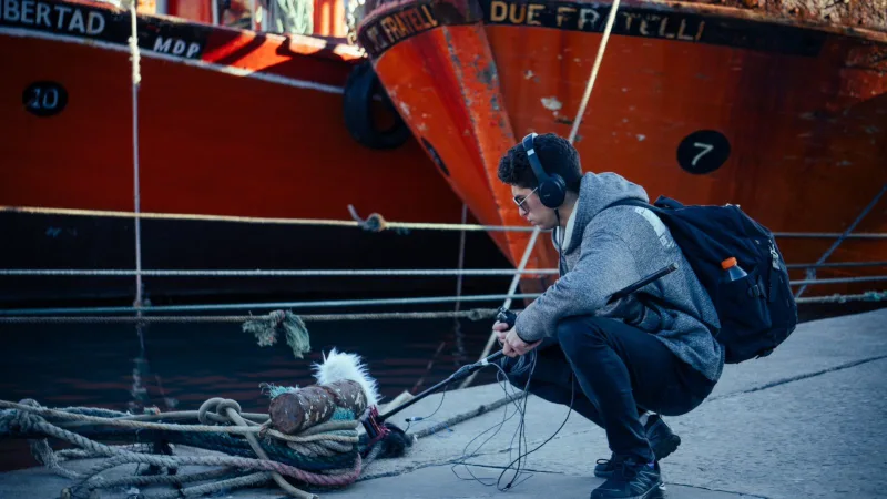 Corto trabajadores del puerto