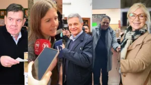 LOS CANDIDATOS MARPLATENSES VOTARON