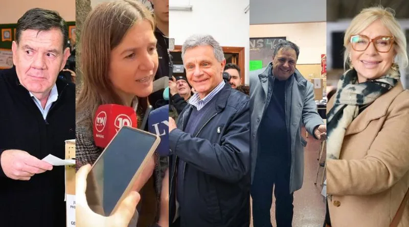 LOS CANDIDATOS MARPLATENSES VOTARON