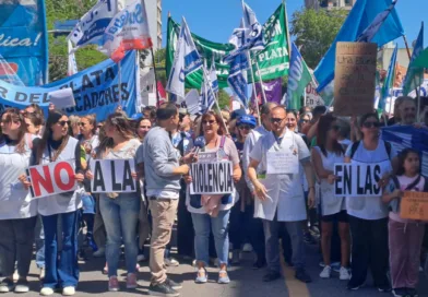 movilización docentes mdp