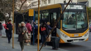 parada de colectivo en mdp